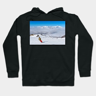 Above the clouds at Cardrona 2 Hoodie